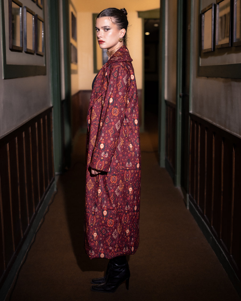 The Veiled Script Coat