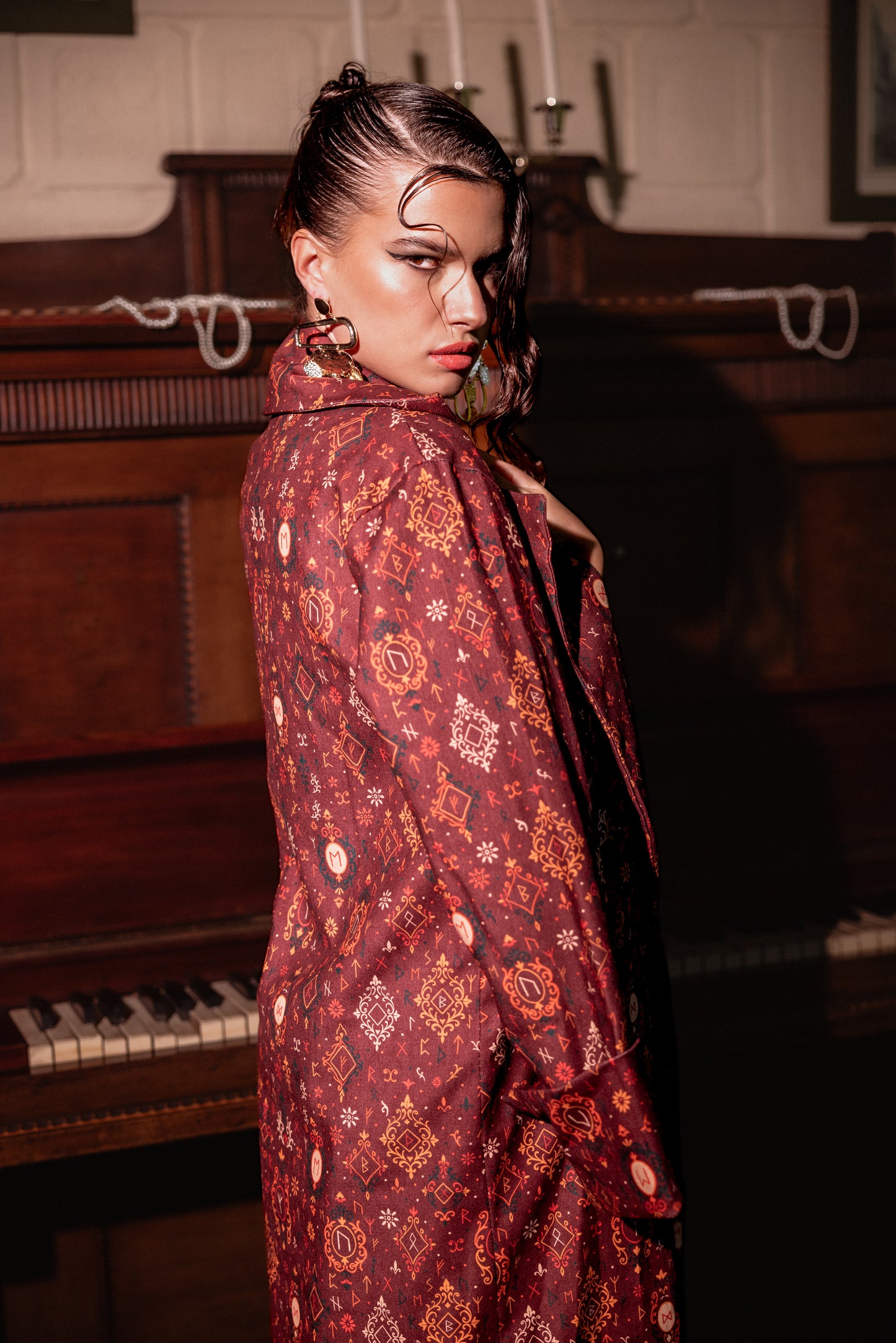 The Veiled Script Coat