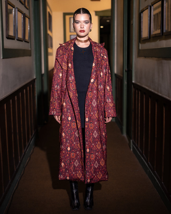 The Veiled Script Coat