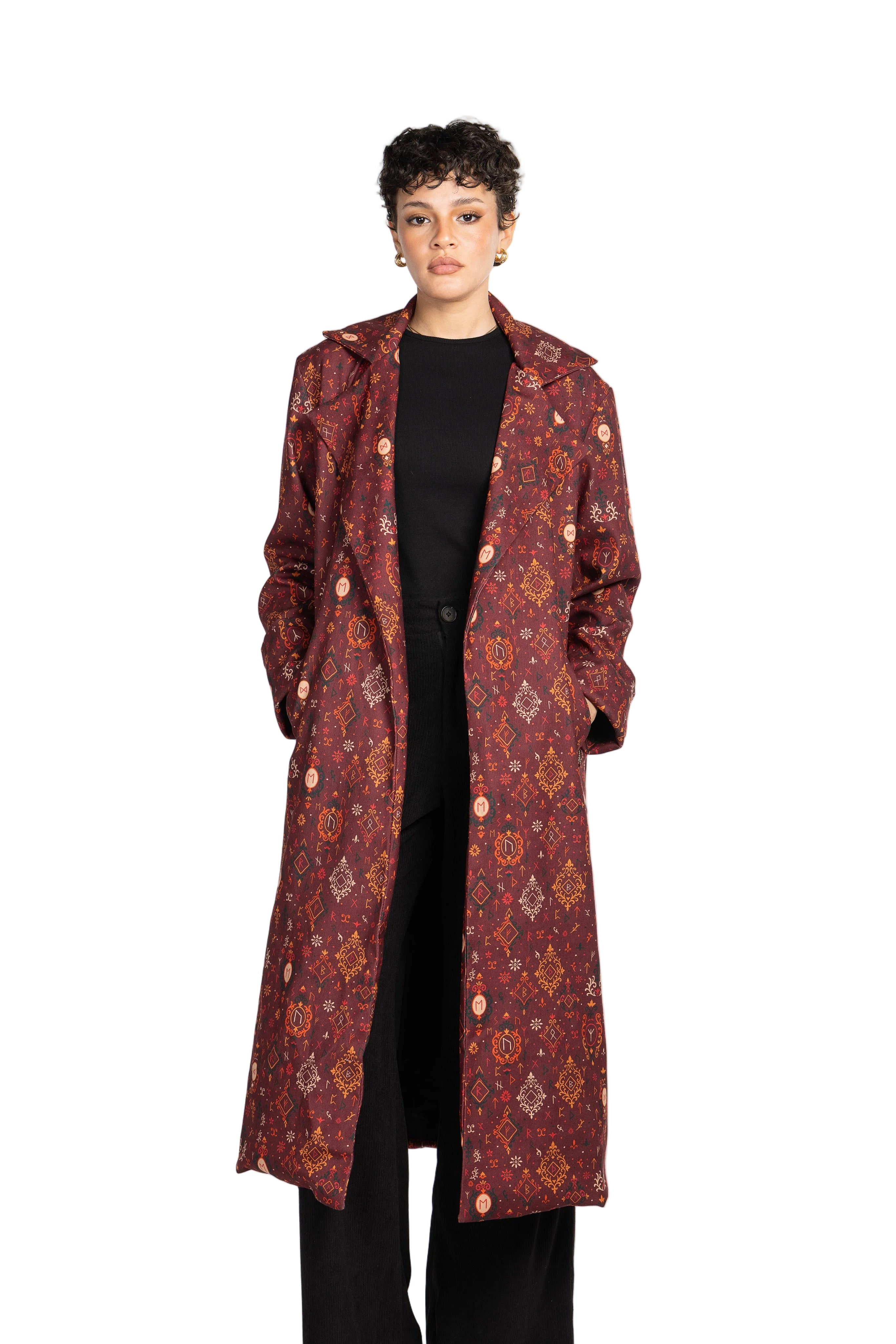 The Veiled Script Coat