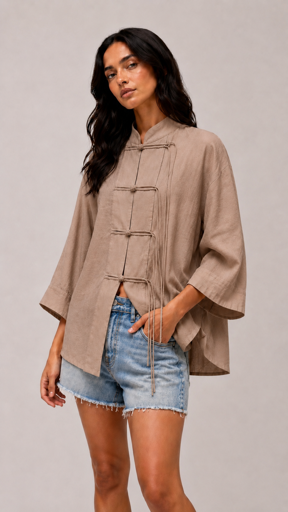 Sandstone Chinese Kimono