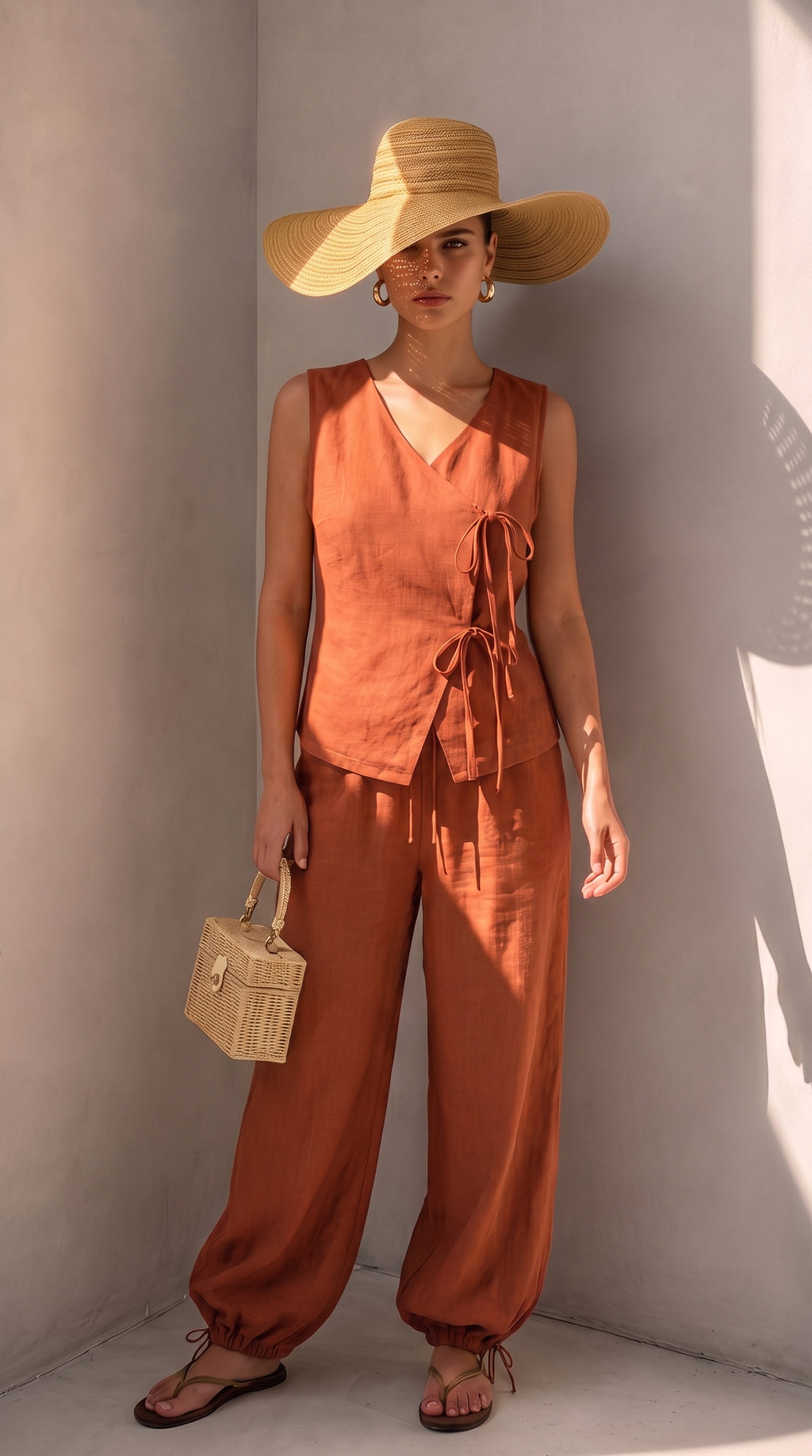 Rust Balloon Pants