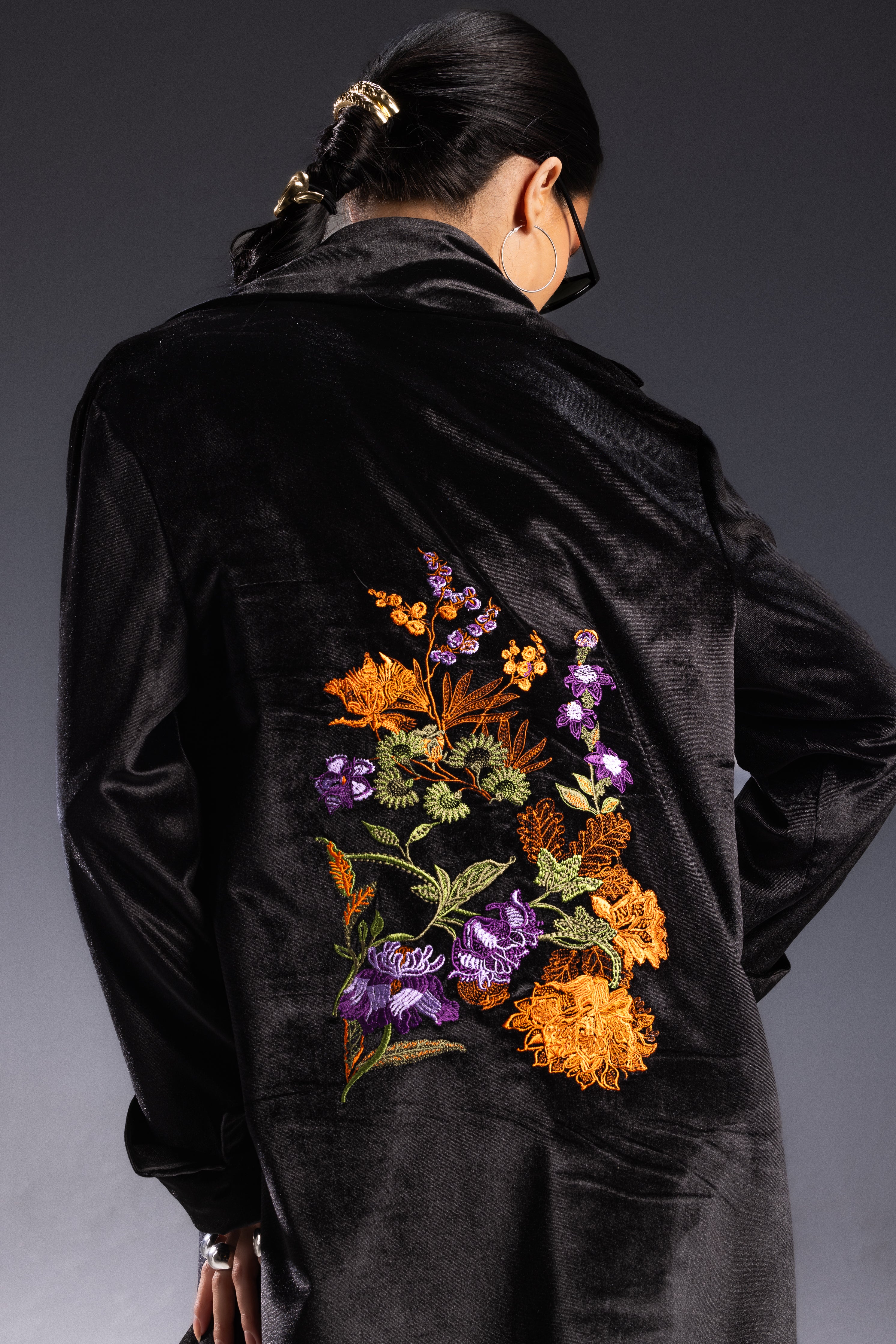 Midnight Bloom Coat