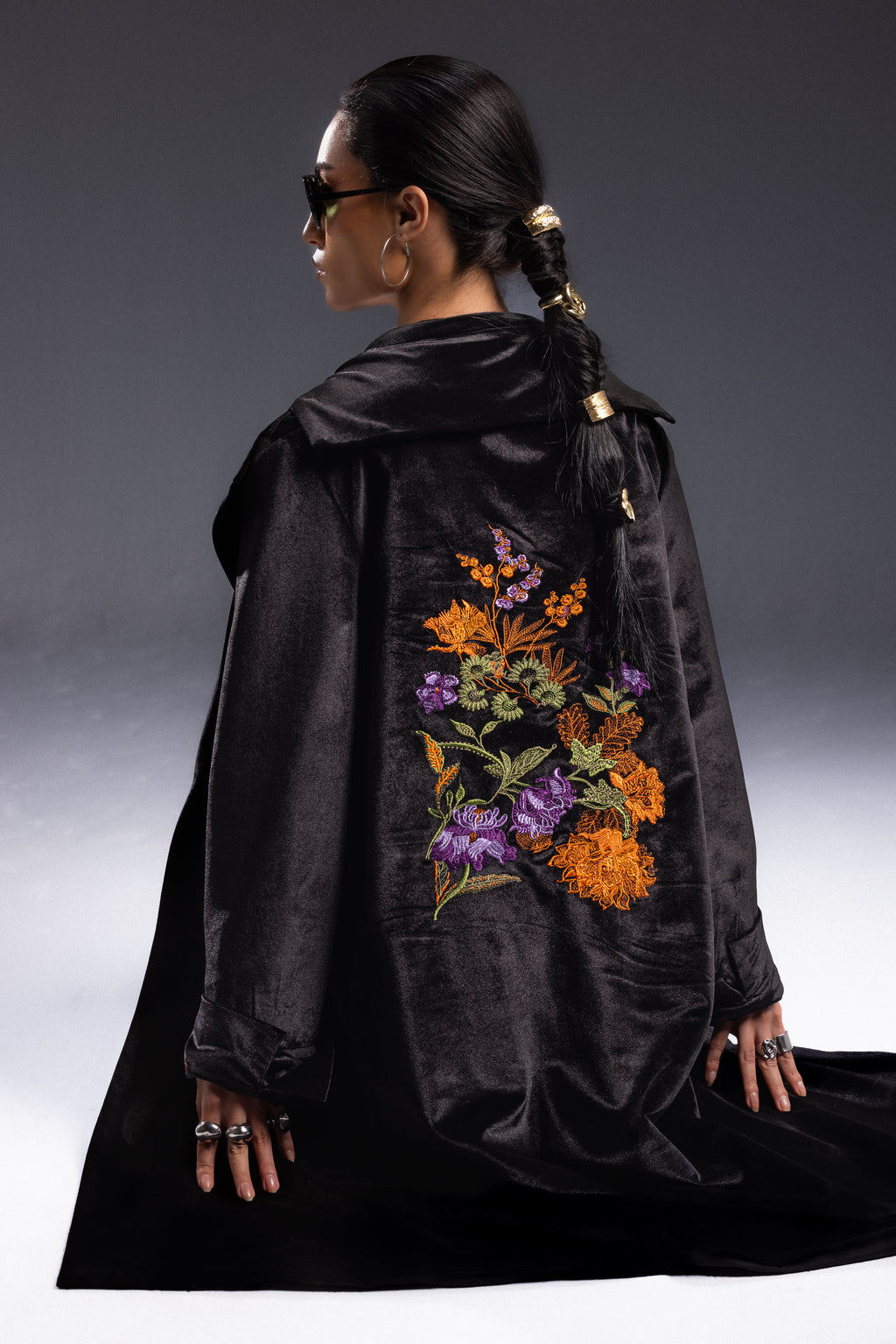 Midnight Bloom Coat