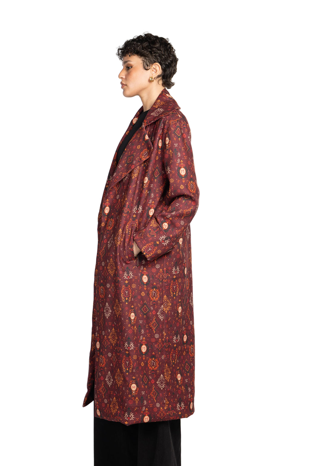 The Veiled Script Coat