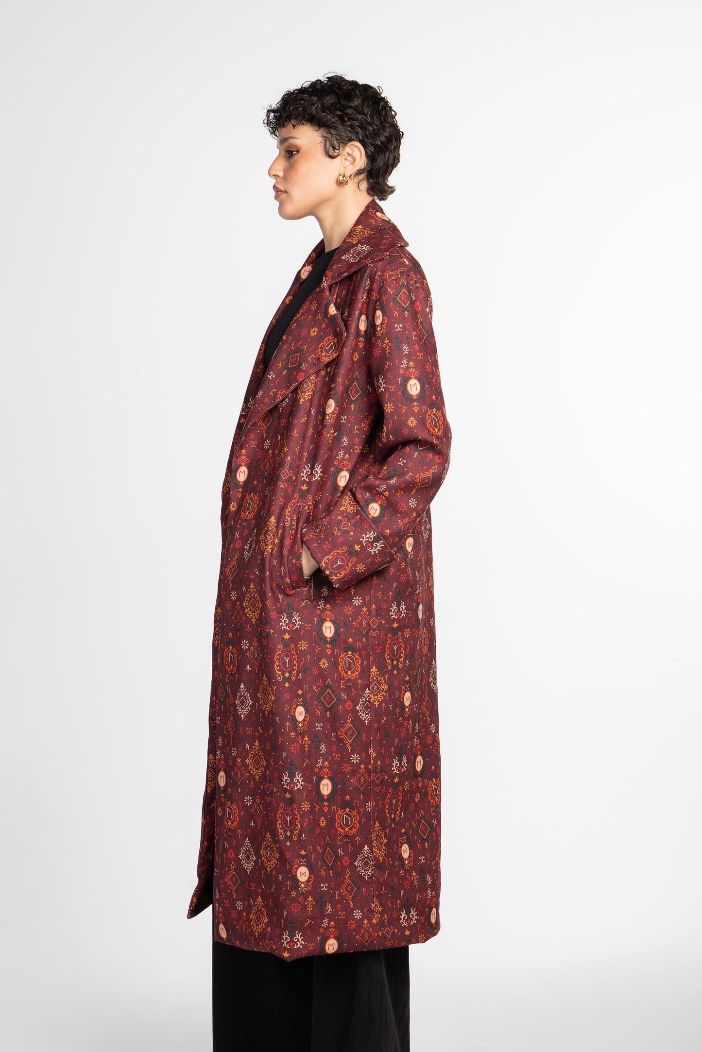The Veiled Script Coat