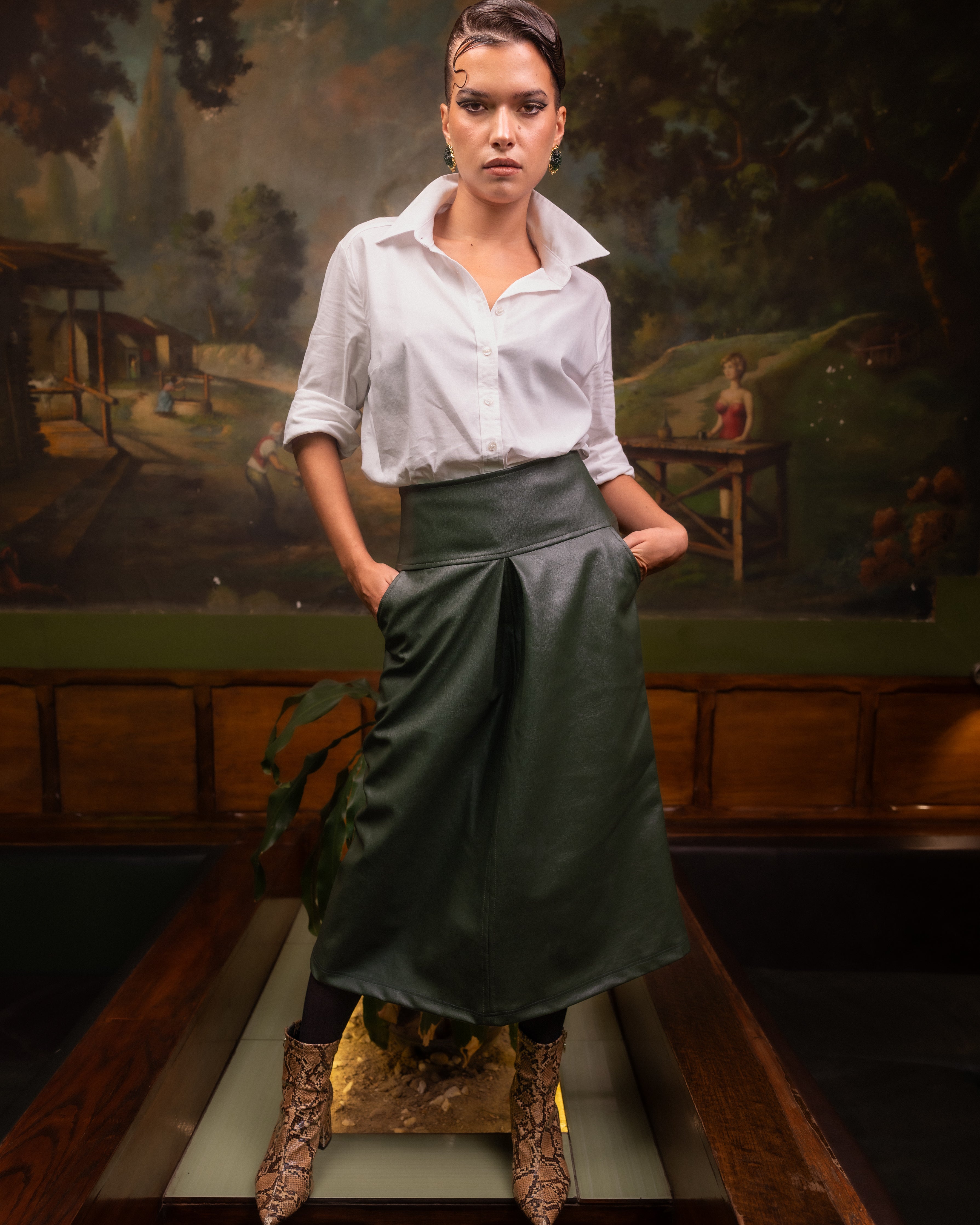 The Verdant Rune Skirt