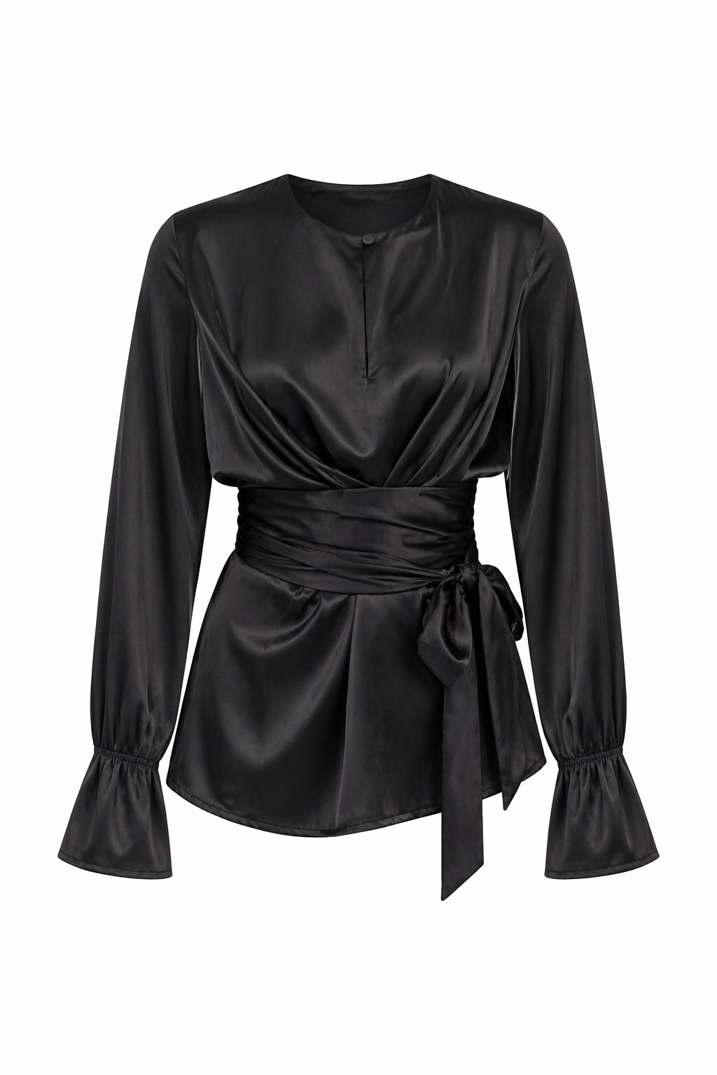 Mystic Wave Wrap Blouse