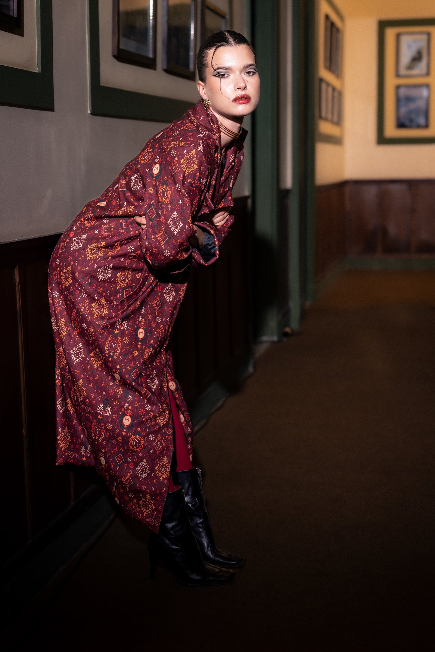 The Veiled Script Coat