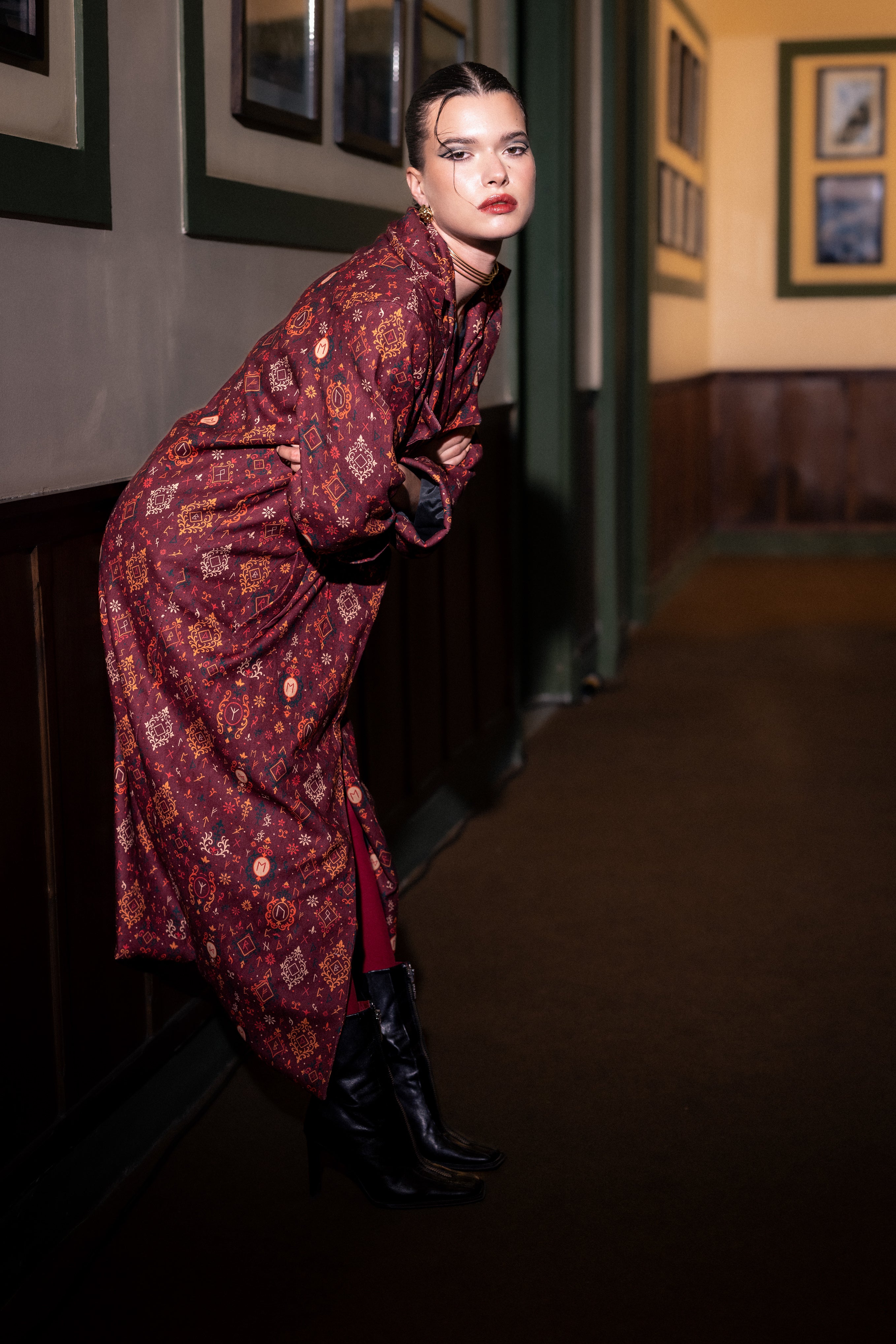 The Veiled Script Coat