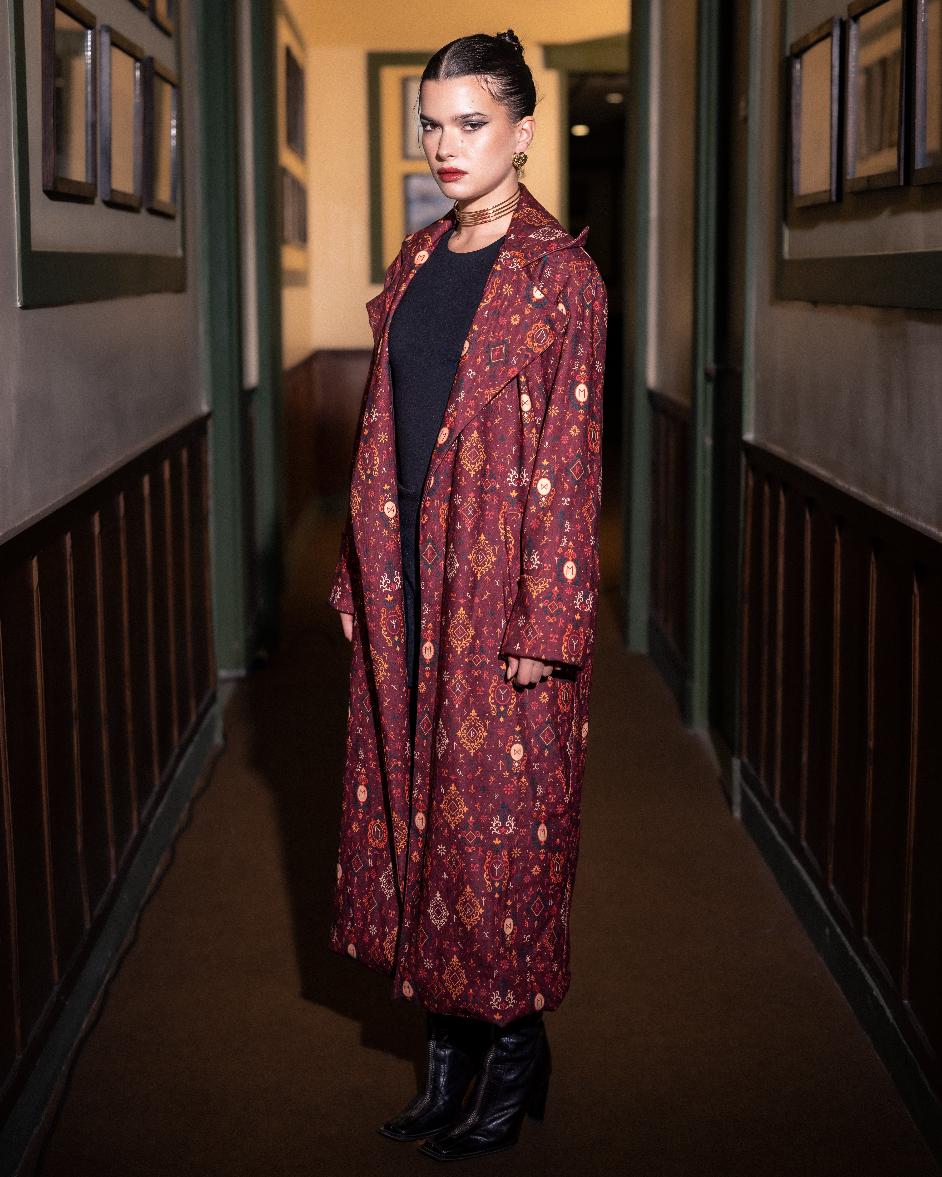 The Veiled Script Coat